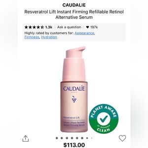 Caudalie Resveratrol-Lift Serum with Blue Accents